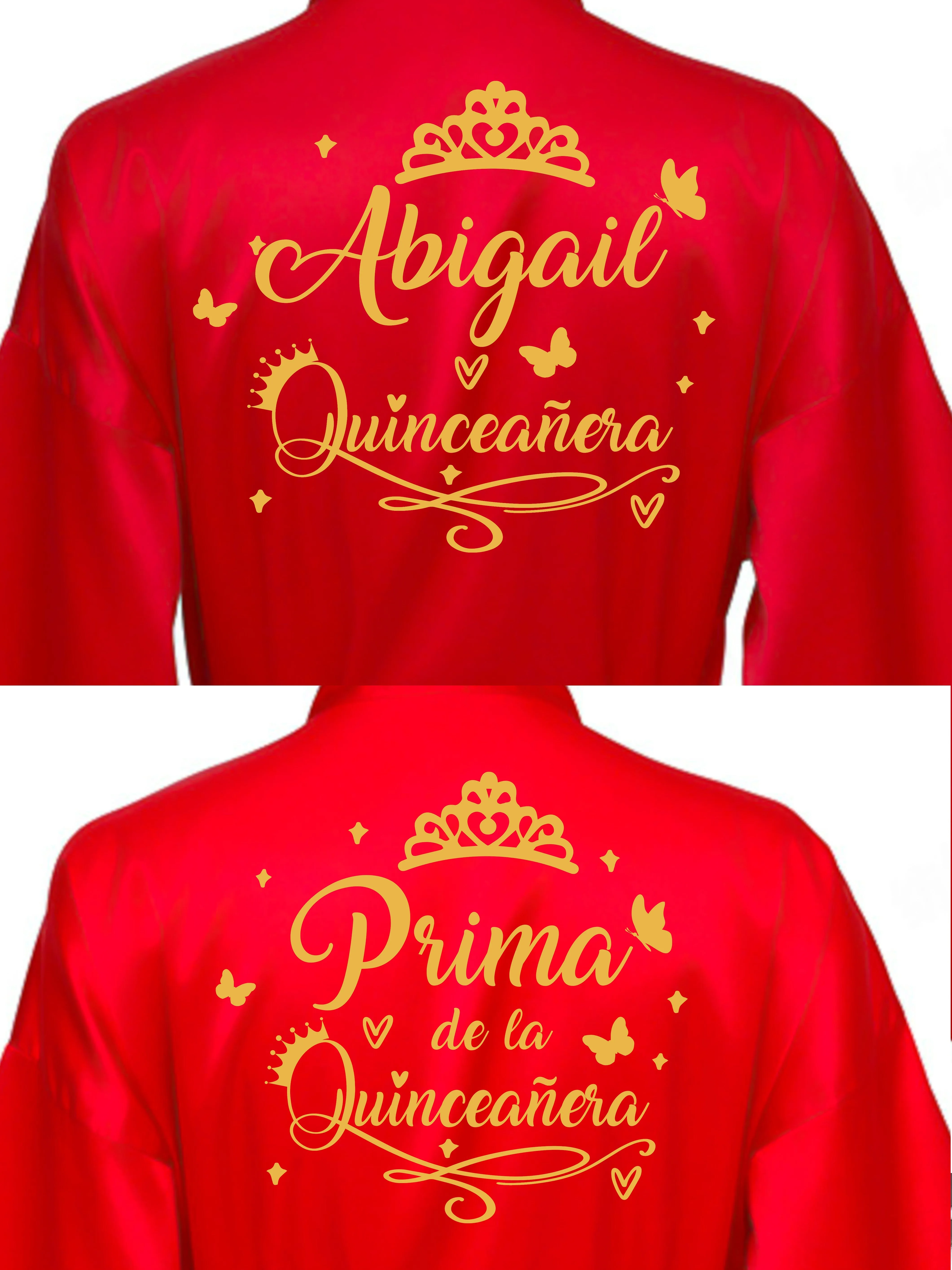 2 Batas quinceanera Red with Gold