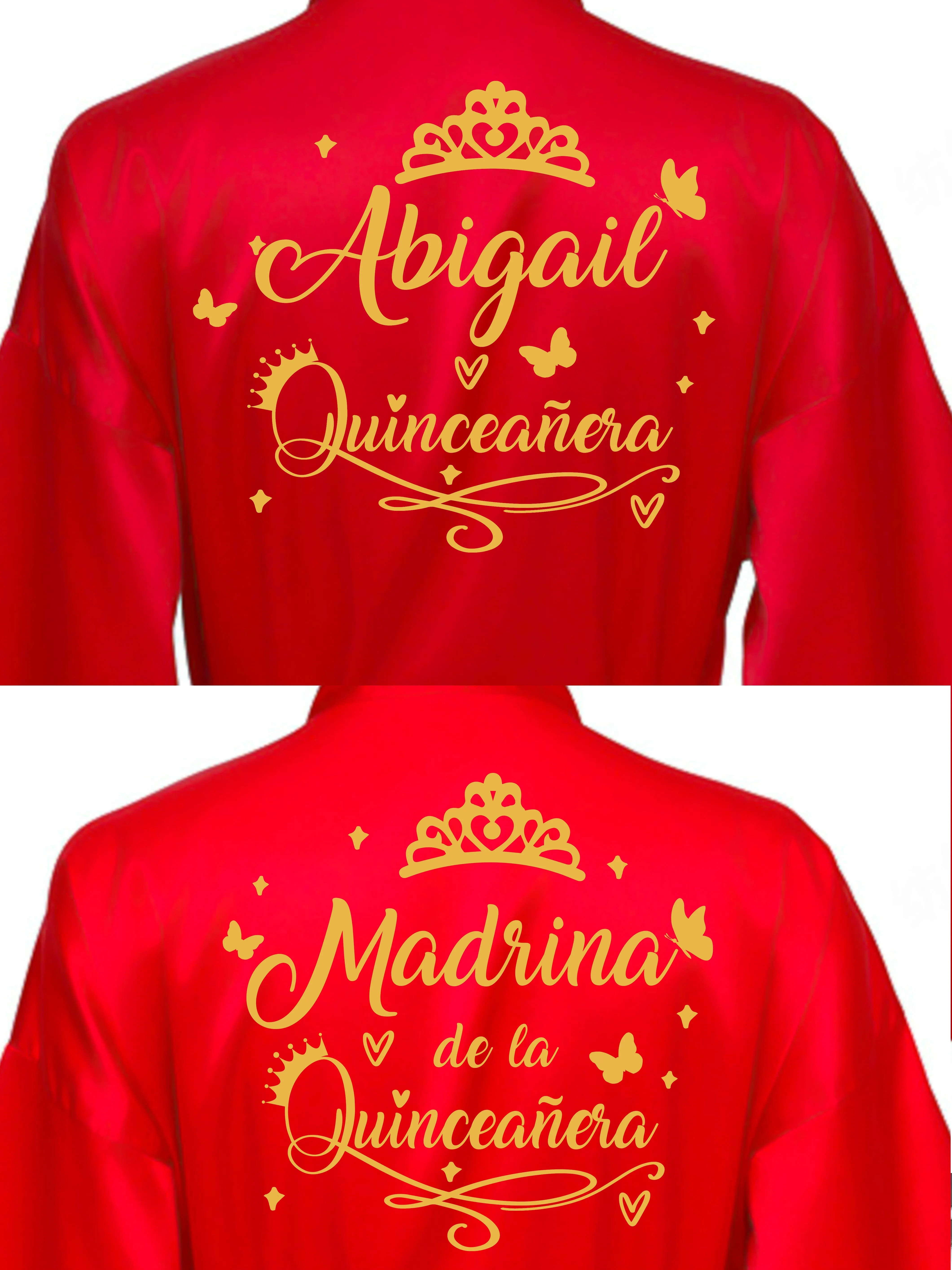 2 Batas quinceanera Red with Gold