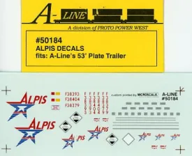 #50184 - 53' Plate Trailer - Alpis