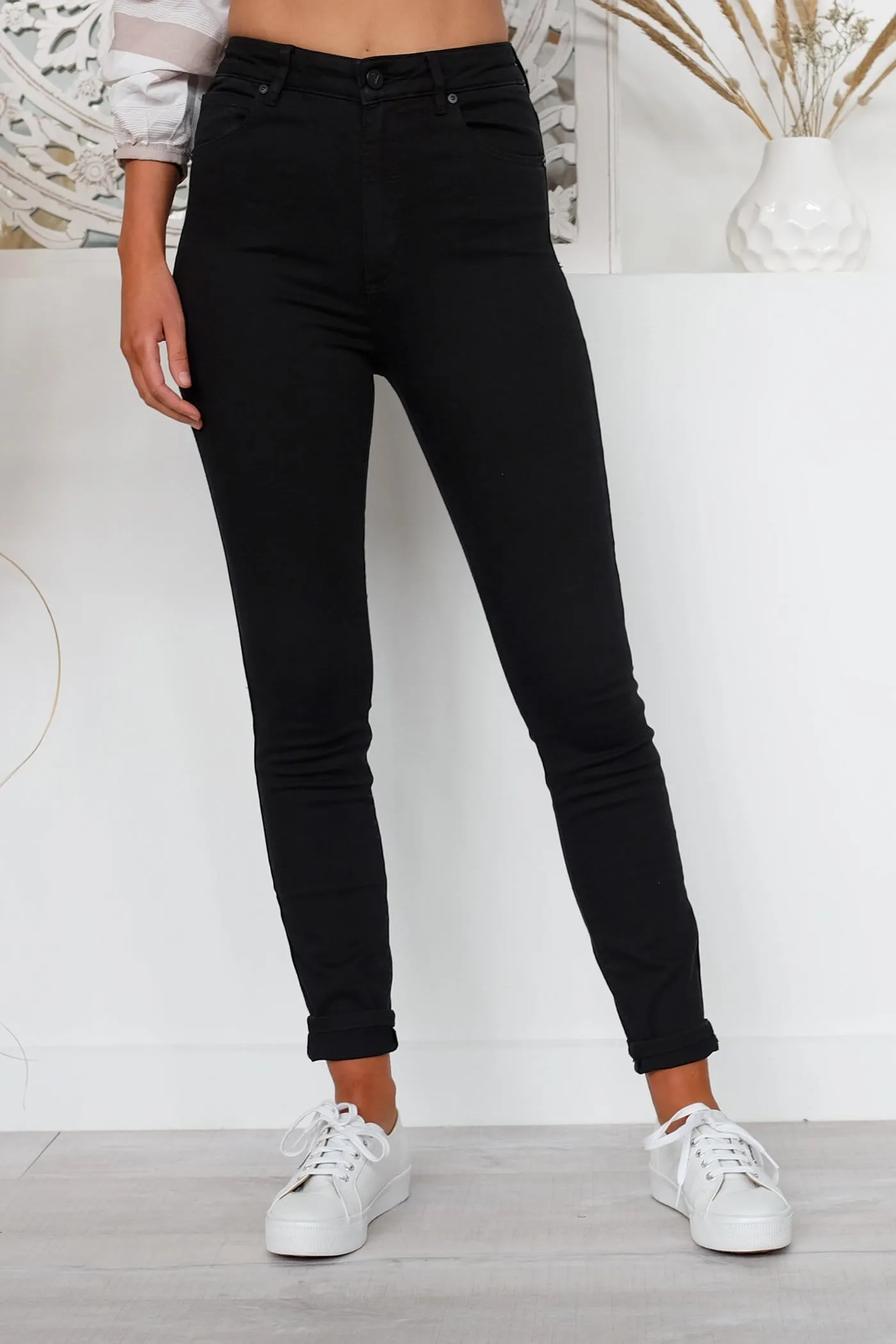 A High Skinny Ankle Basher Jean Black Magic