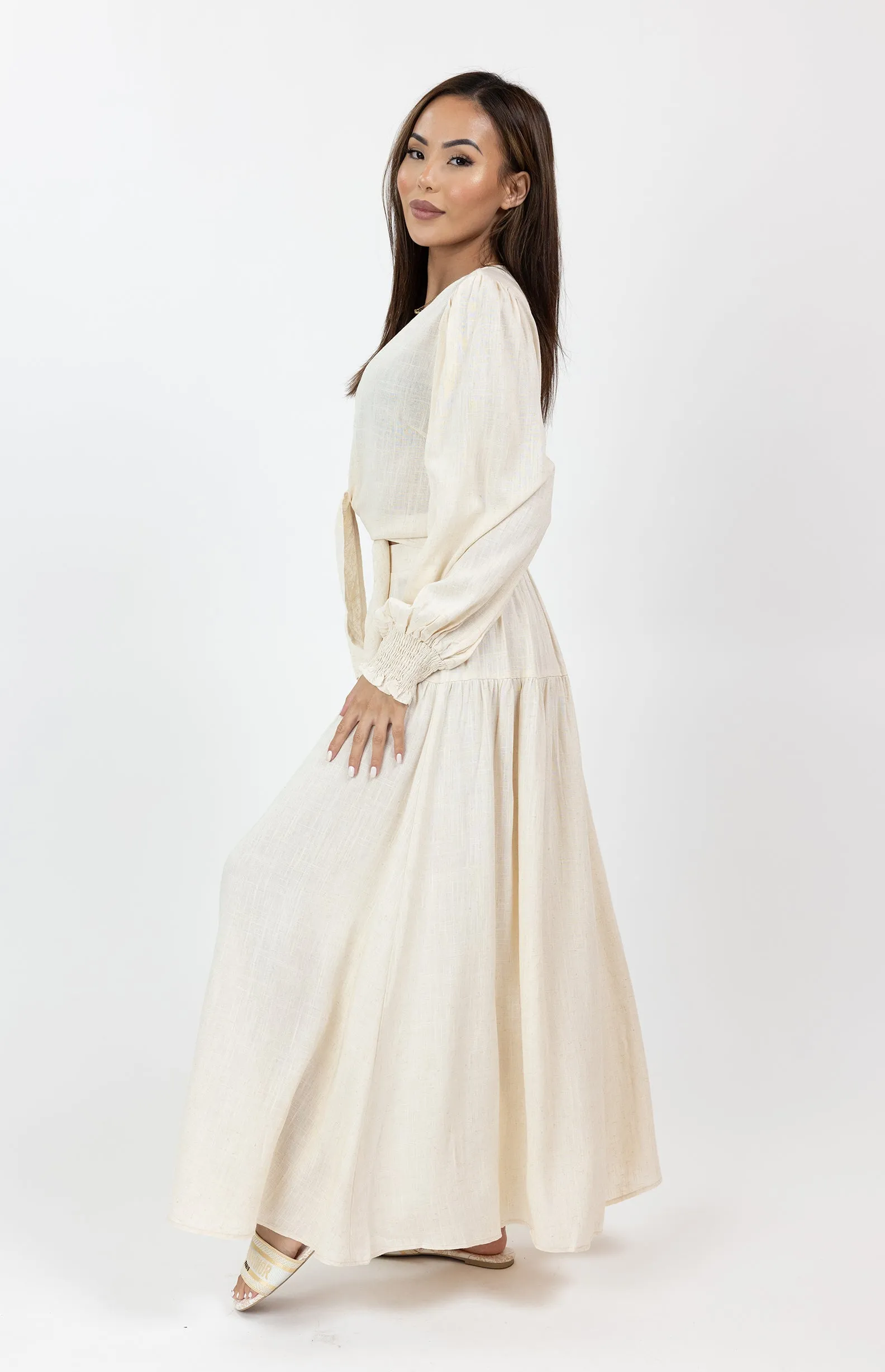 Annie Linen Skirt