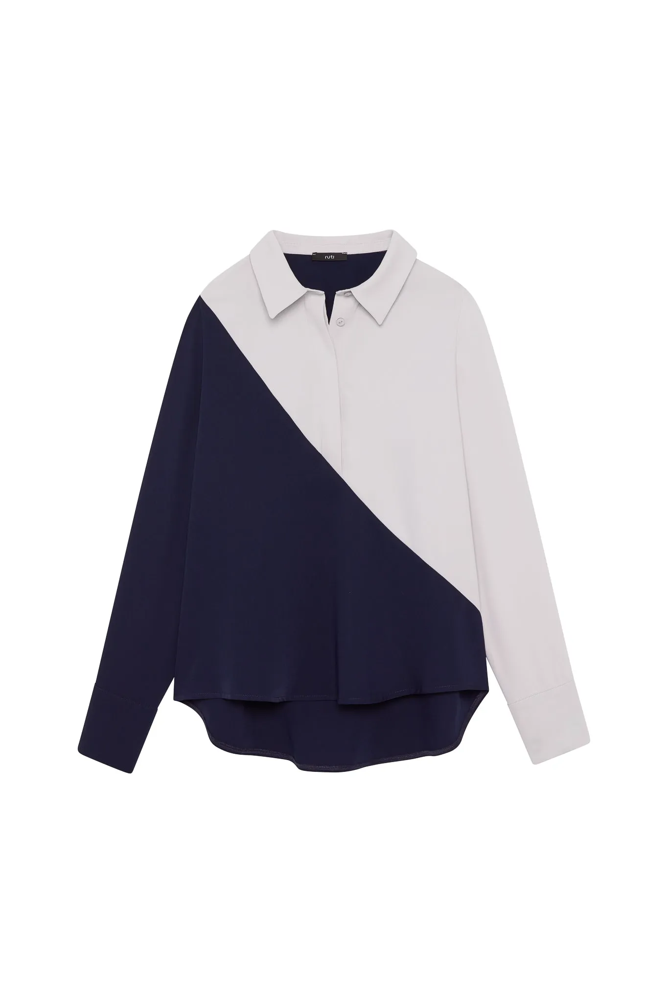 Aura A-Line Colorblock Blouse