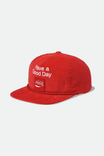 Brixton X Coca-Cola Good Day Cord Snapback