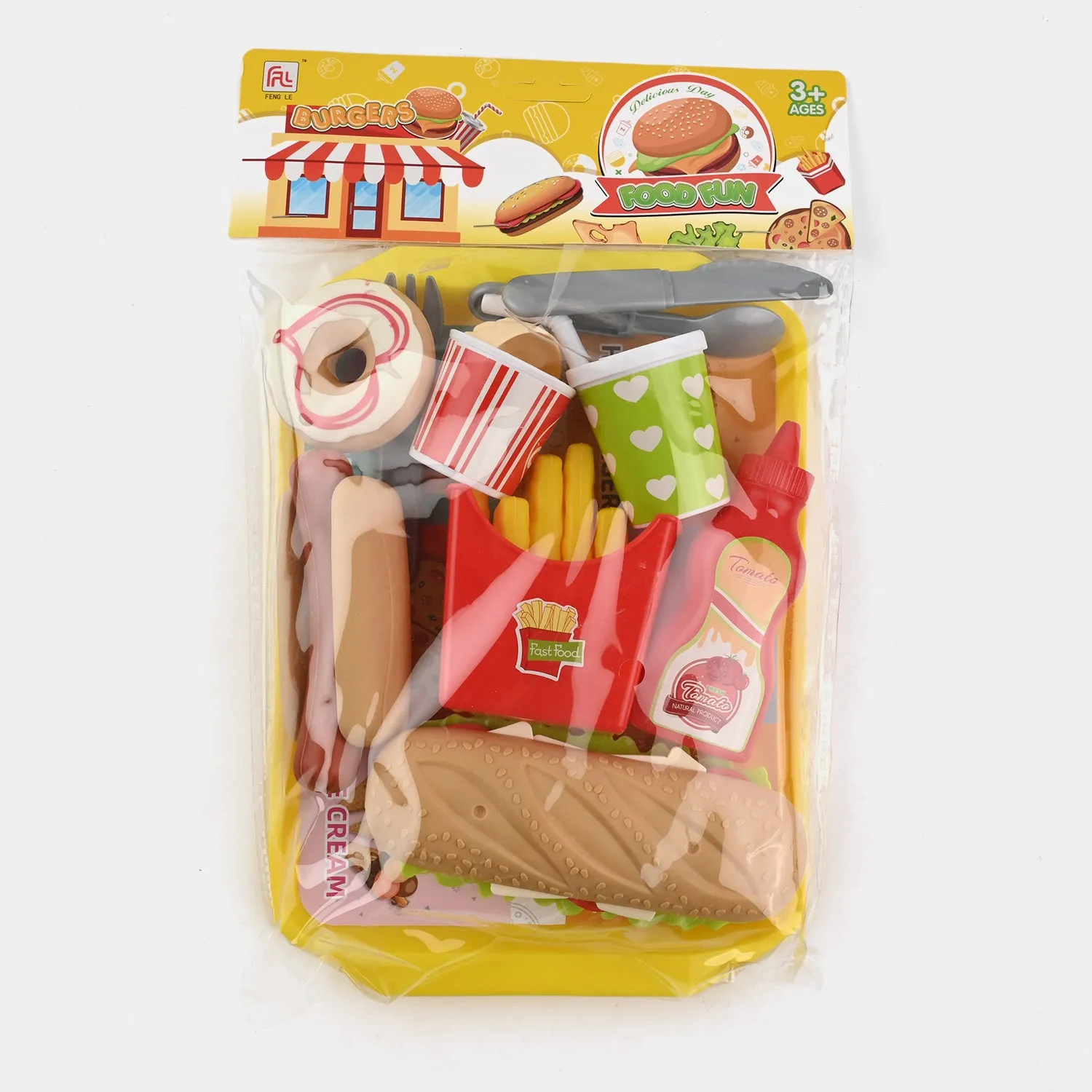 Burger Play Food Set Toy