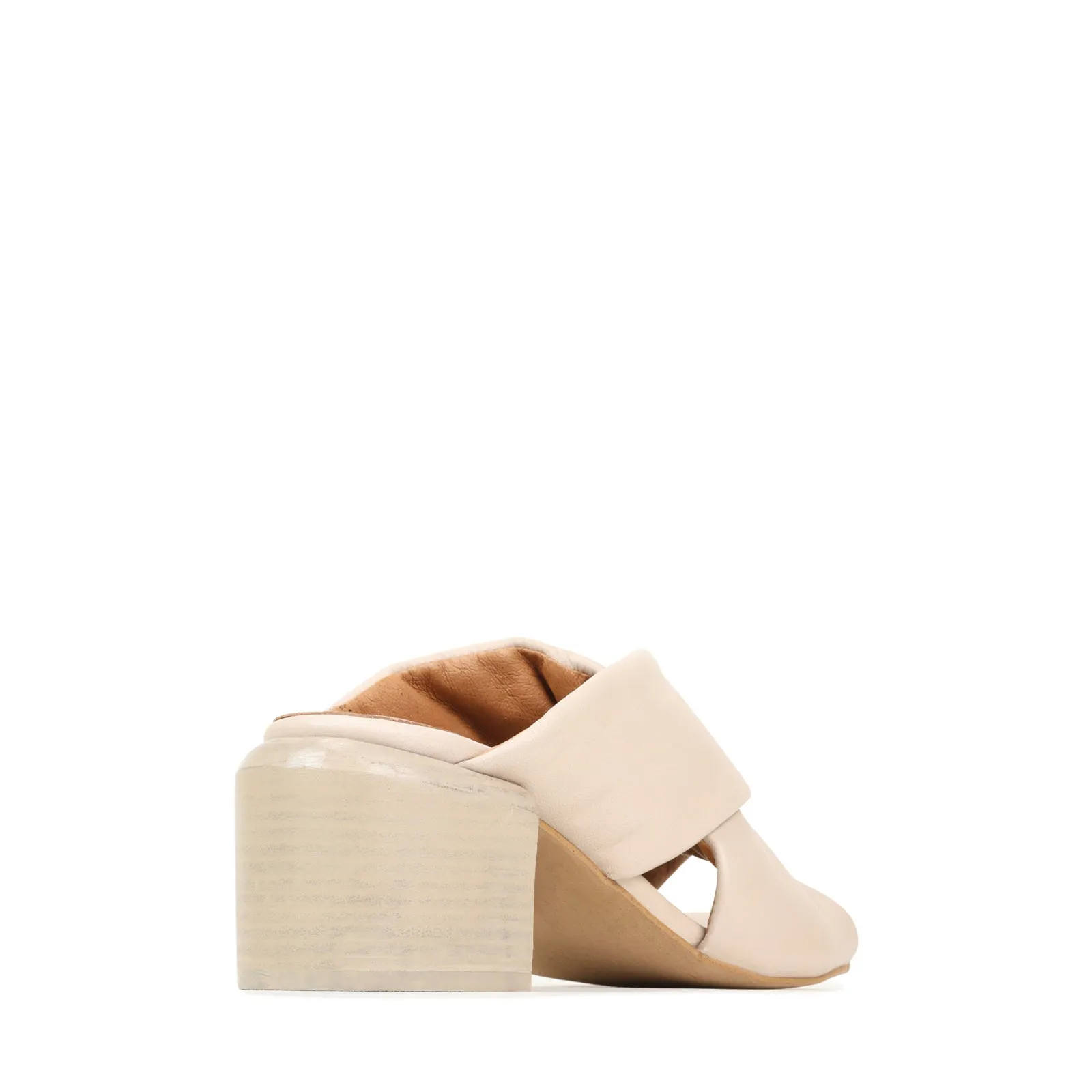 CHARA BLOCK HEEL SANDAL LEATHER