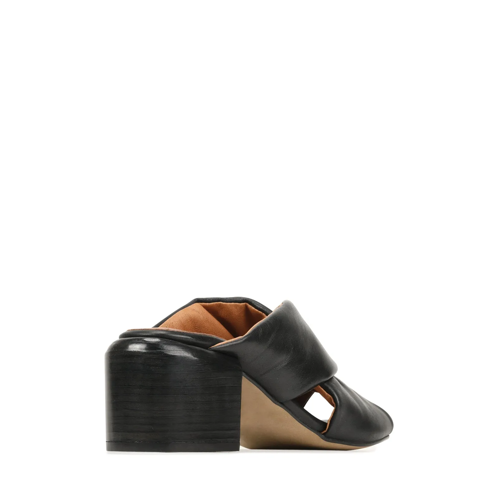 CHARA BLOCK HEEL SANDAL LEATHER