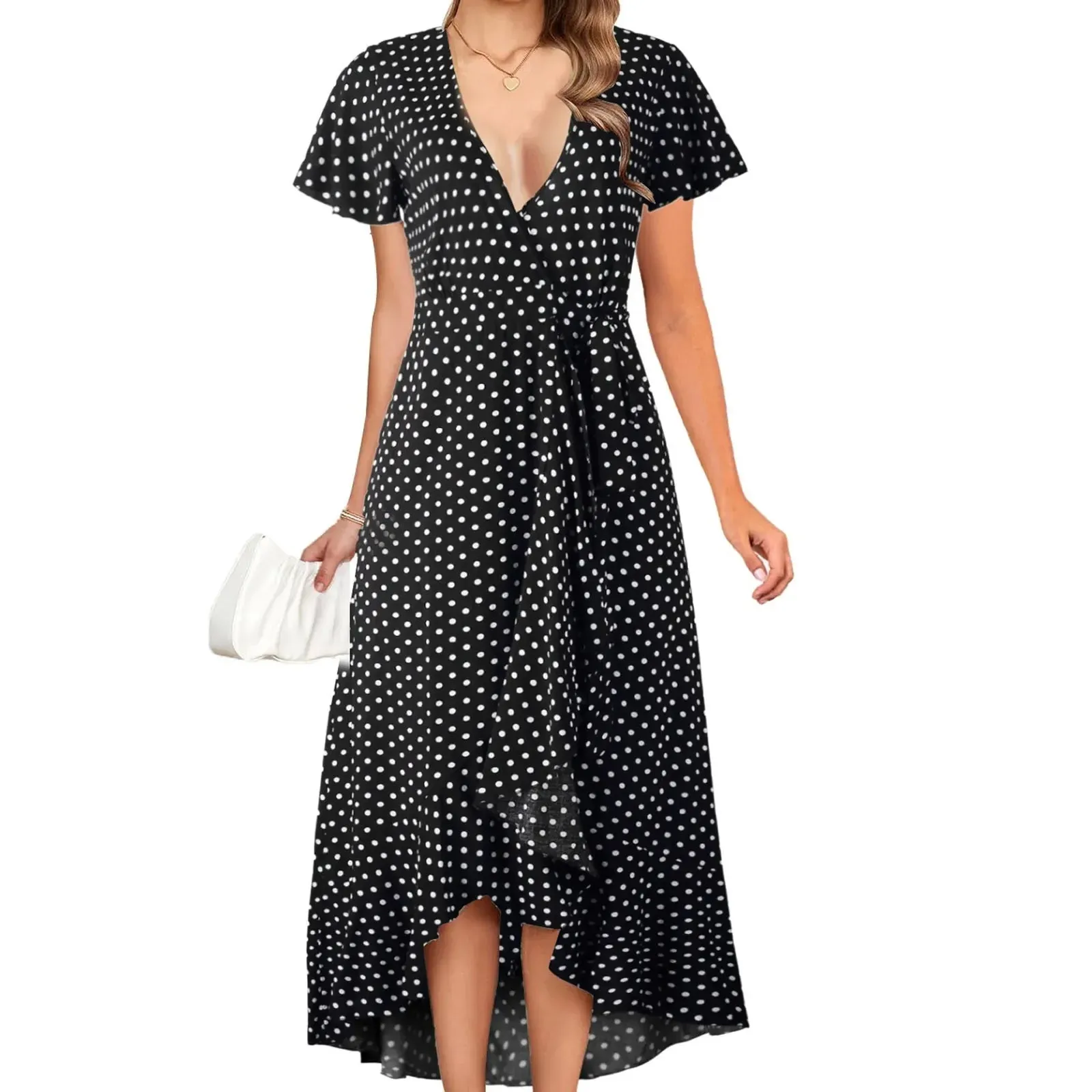 Elegant Polished Sophisticated Refined Stylish Flirty Playful Maximalist Irresistible Midi Chic Dress