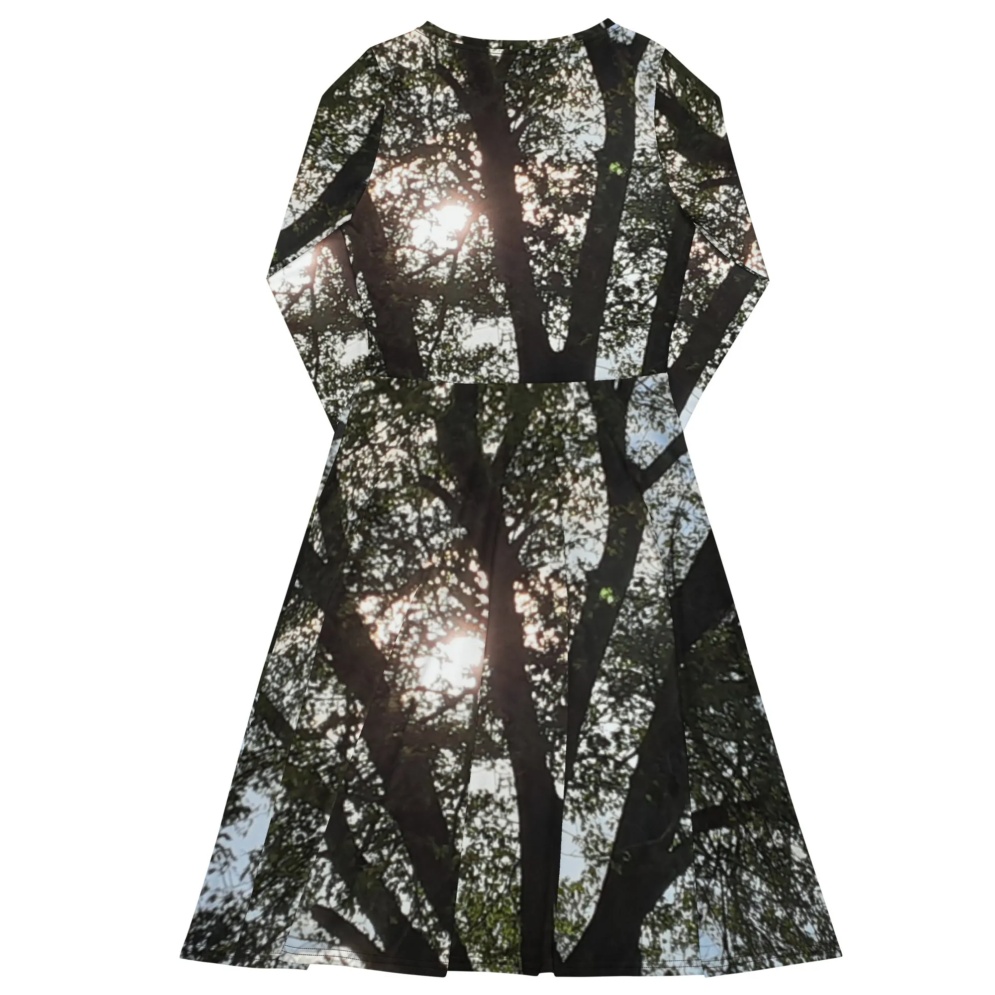 GG - Women's long sleeve midi dress - Trees & Sun