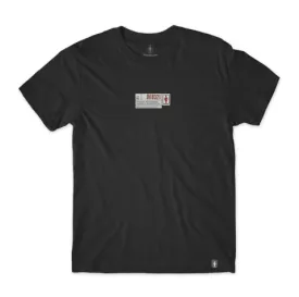 Girl Gridbox Tee Antique Black