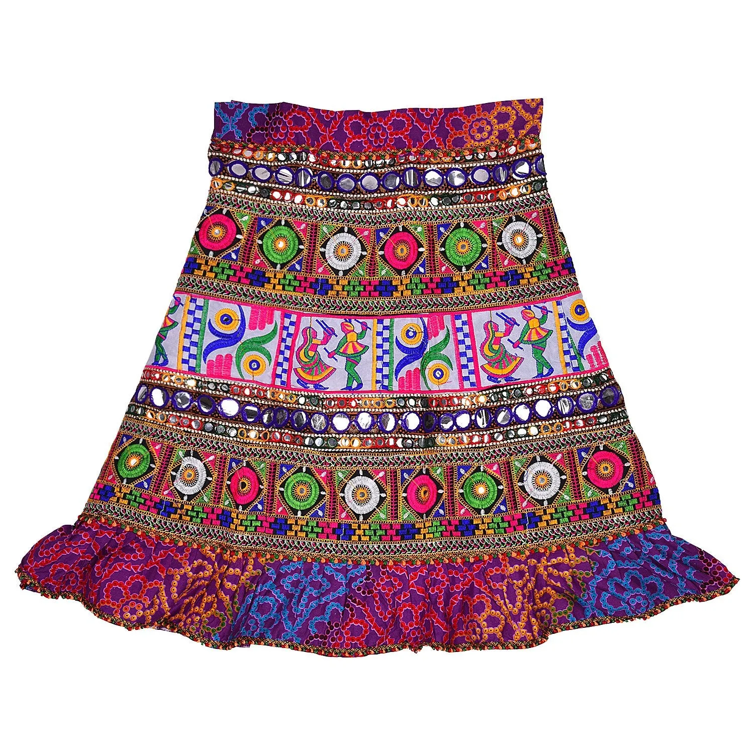 Girls A-line Cotton Lehenga Choli