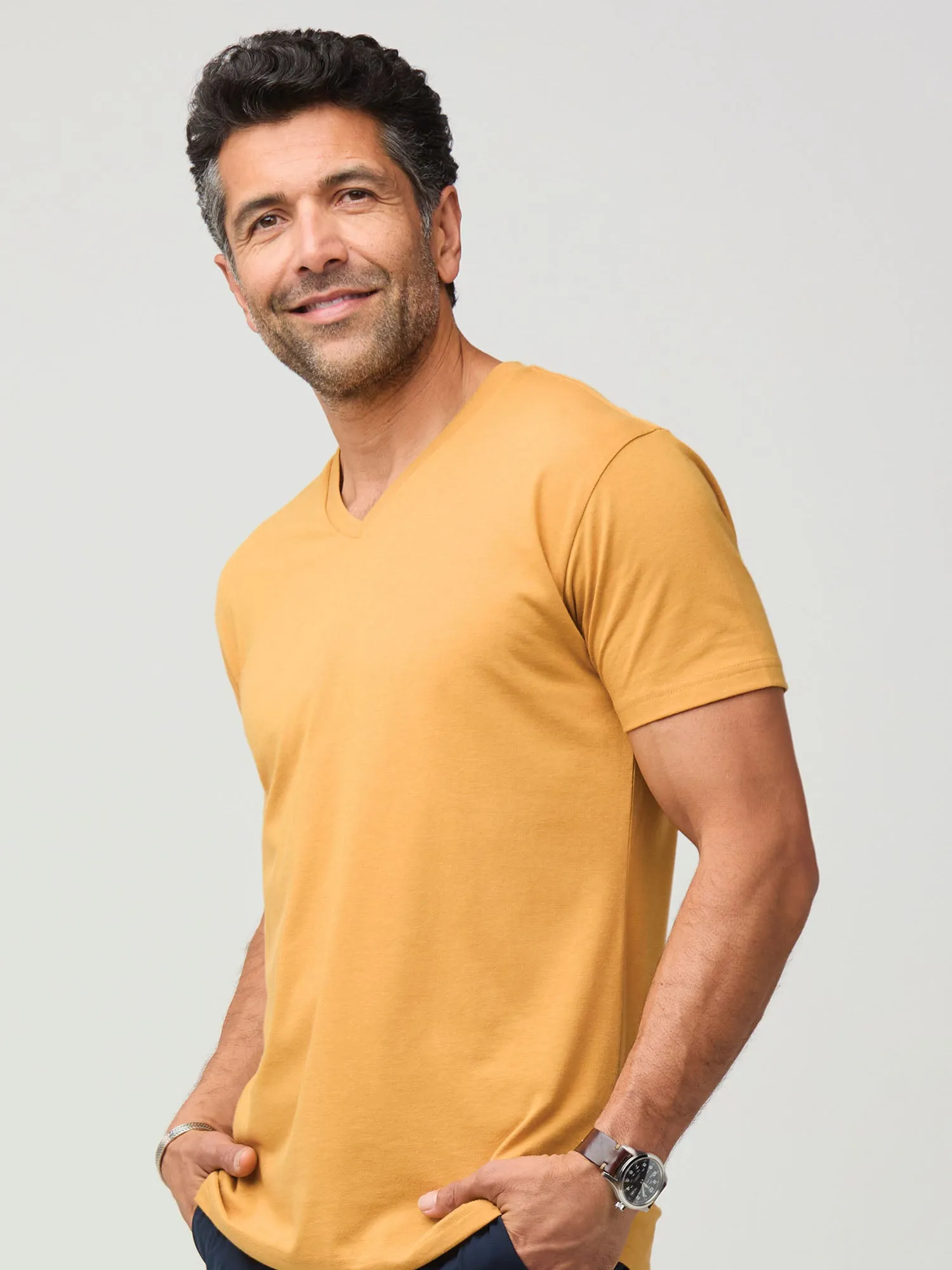 Golden V-Neck