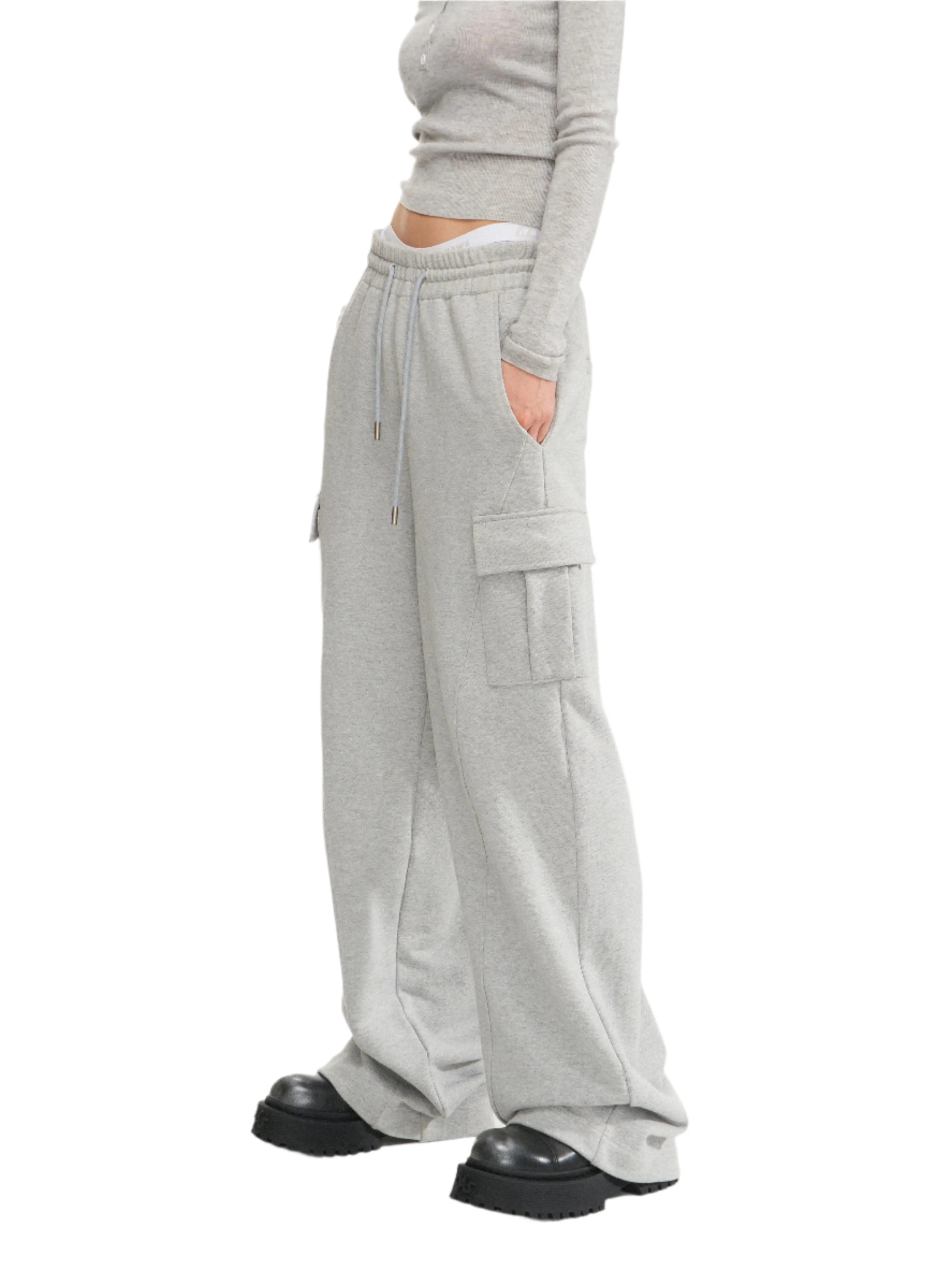 Gray Classic Jogging Sweatpants