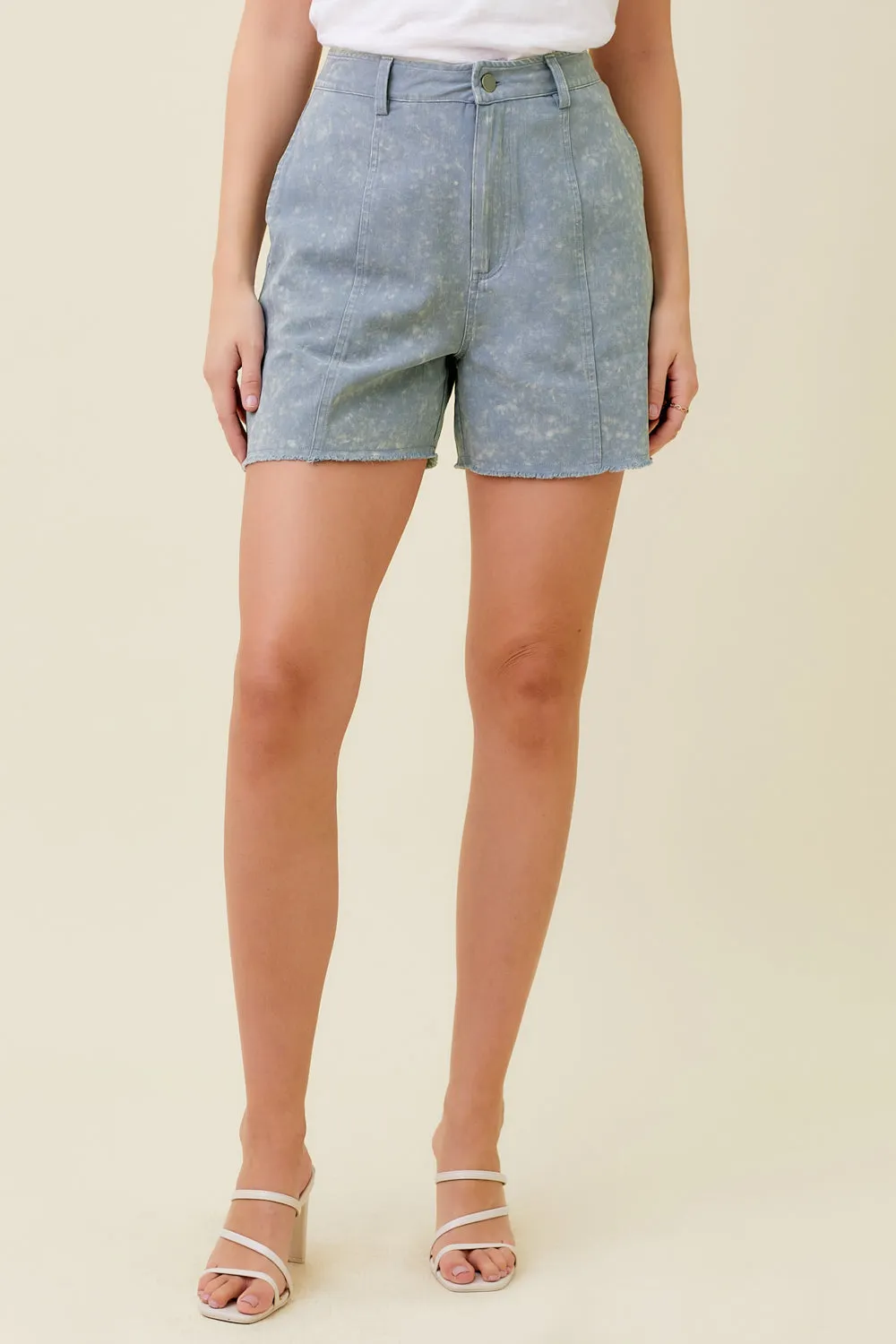 High Rise A-Line Shorts