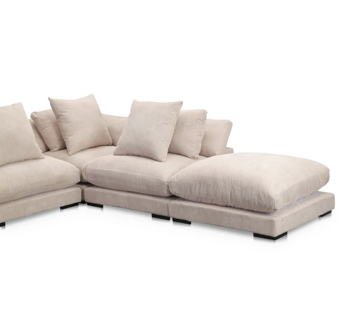 La Florence | Large Modern Luxury Soft Plush Modular Sofa Sectional