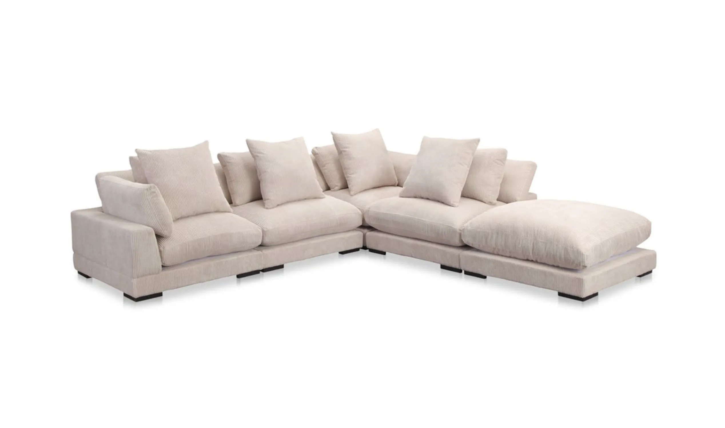 La Florence | Large Modern Luxury Soft Plush Modular Sofa Sectional