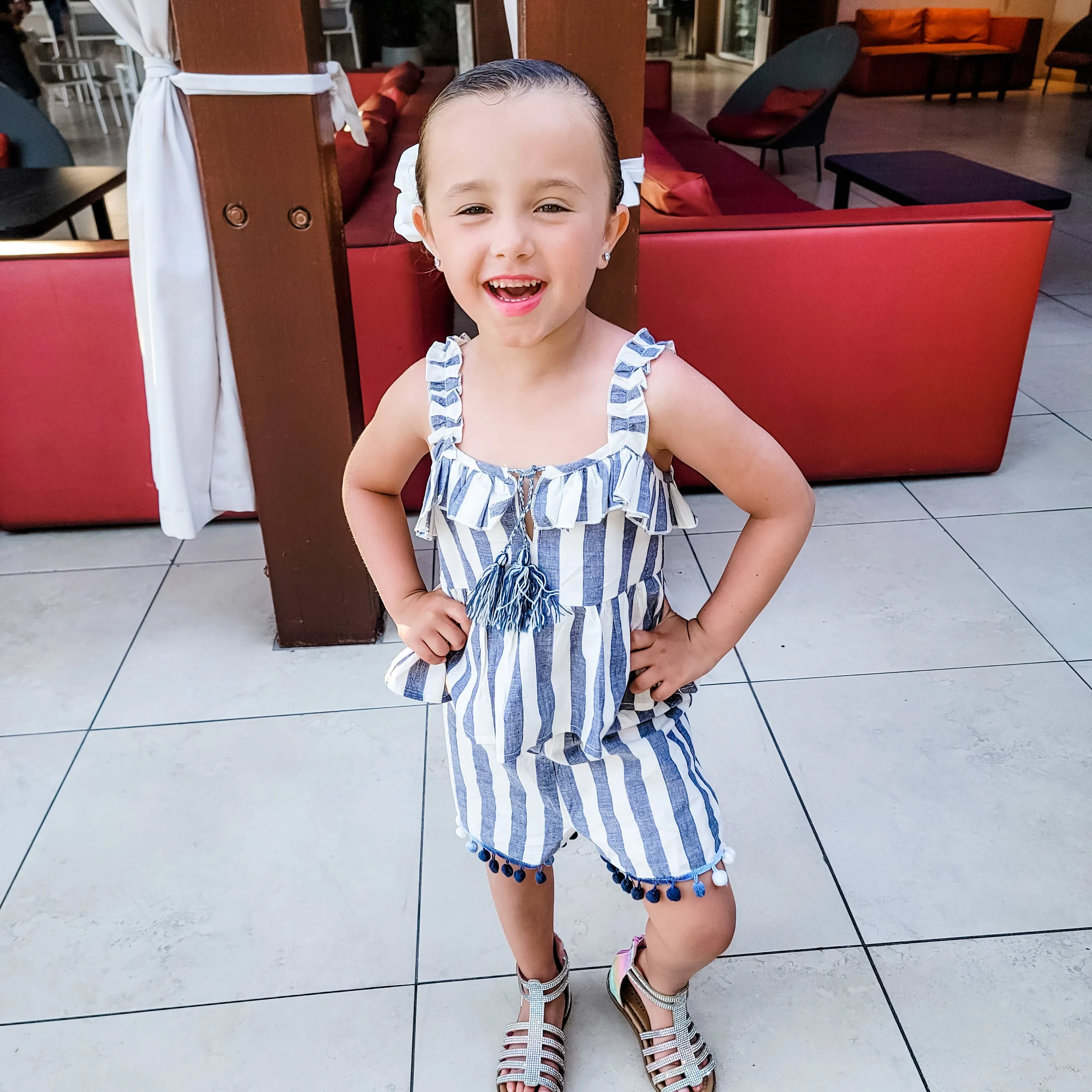 Manatee Striped Top & Shirts