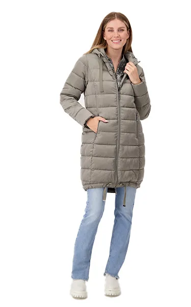 Monari Puffer Jacket in Frozen Green