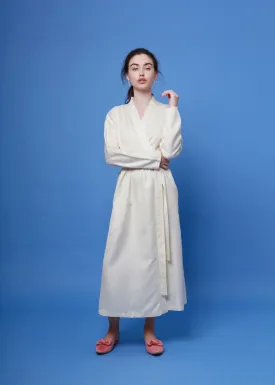 Mulberry Silk Robe - Ivory (Natural)