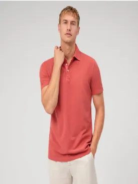 OLYMP® Yarn Dyed Modern Fit Polo/Rosewood - New SS24