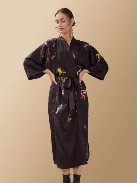 Oriental Koifish Kimono Robe