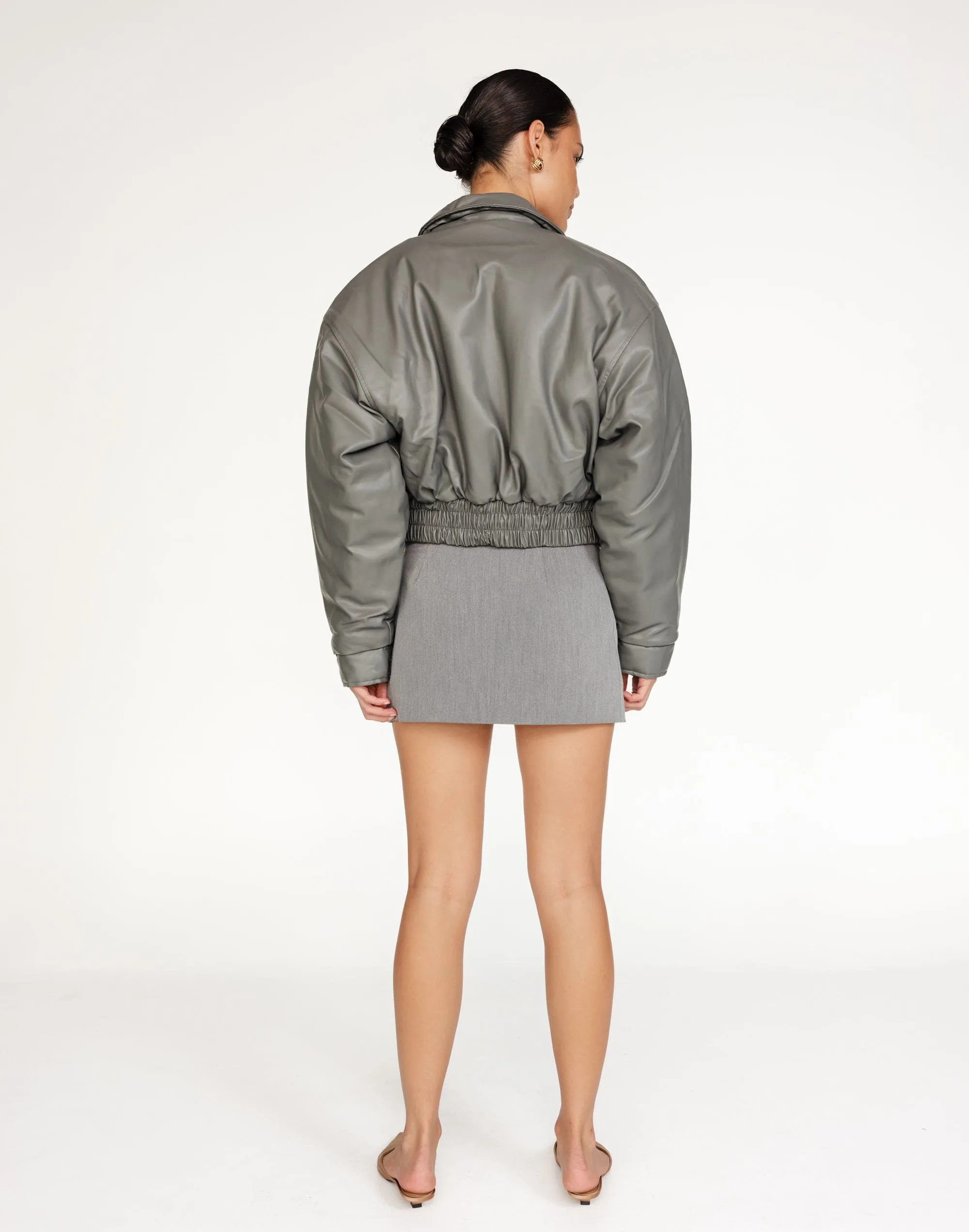 Paloma Bomber Jacket (Slate)