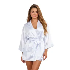 Robe, Chemise, Padded Hanger - Small - White