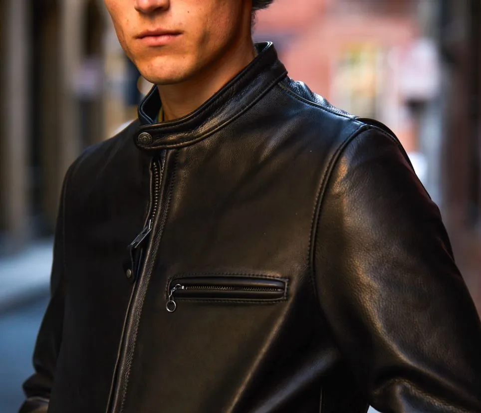 Schott CORE Cowhide Perfecto Cafe Leather Jacket