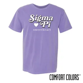 Sigma Pi Comfort Colors Retro Sweetheart Tee