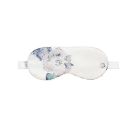 Silk Sleep Mask: Ivory Floral Print