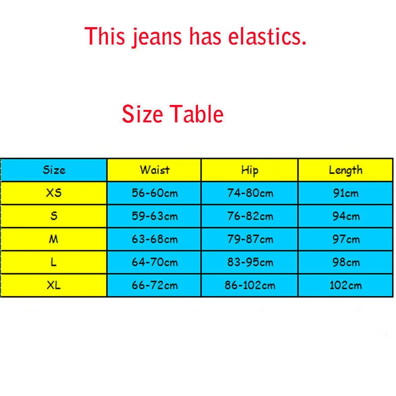 Slim Jeans For Women Skinny High Waist Jeans Woman Blue Denim Pencil Pants Stretch Waist Women Jeans Black Pants Calca Feminina