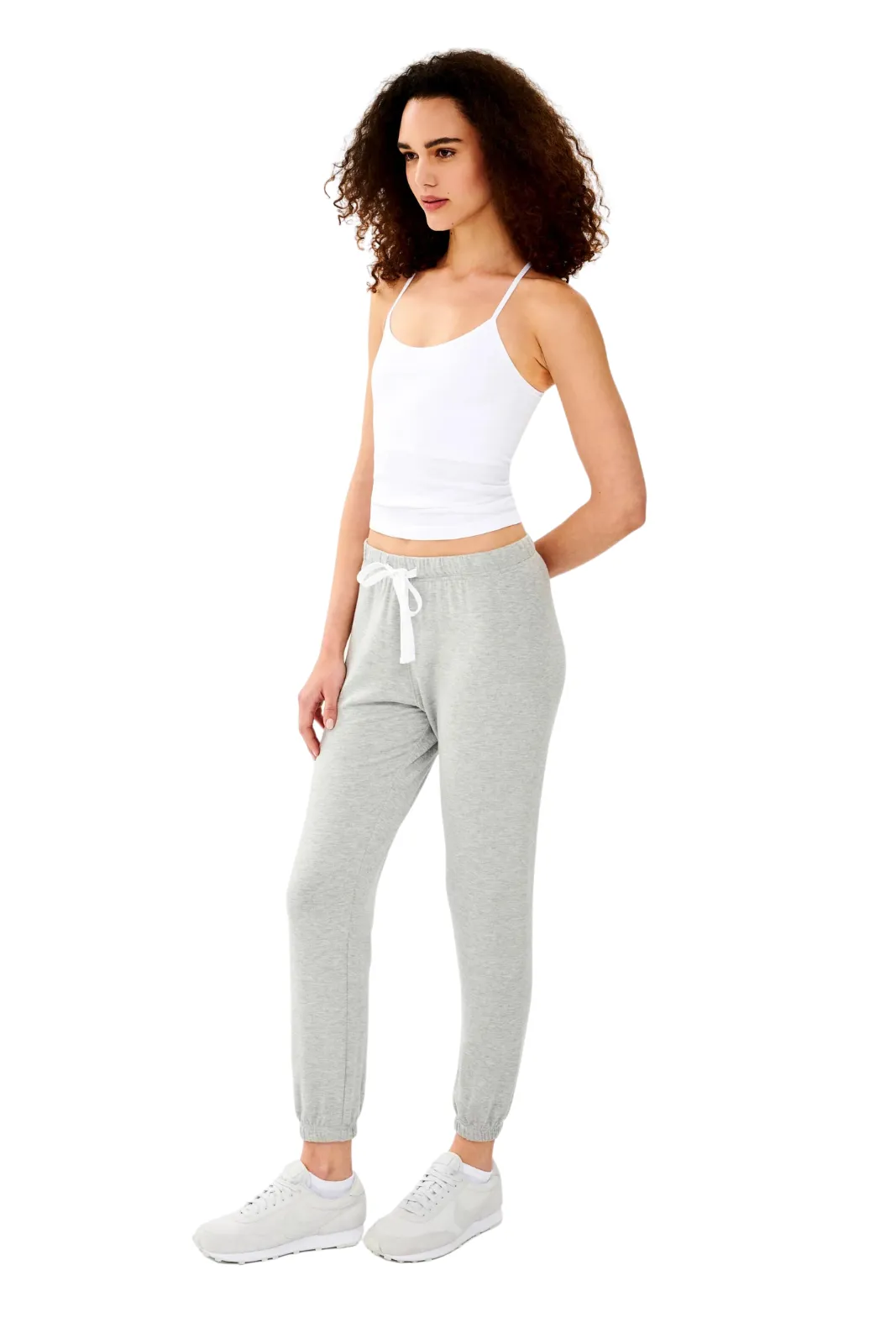 Sonja Fleece Sweatpant , Heather Grey