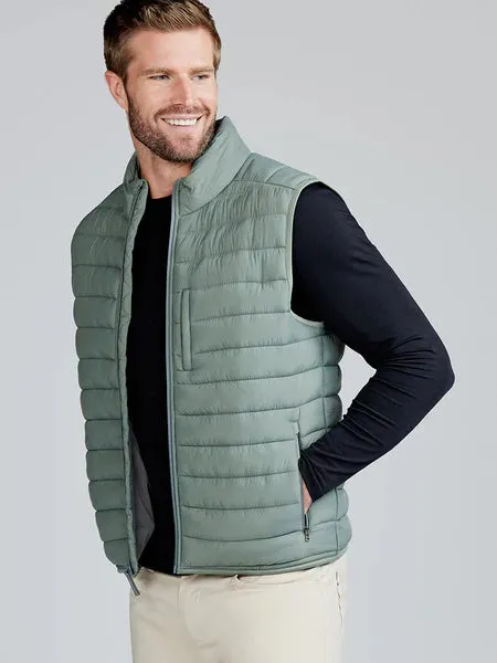 tasc Performance Men's Response Packable Puffer Vest in Shale