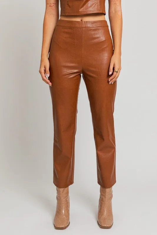 TEEK - Milk Chocolate Straight Pants