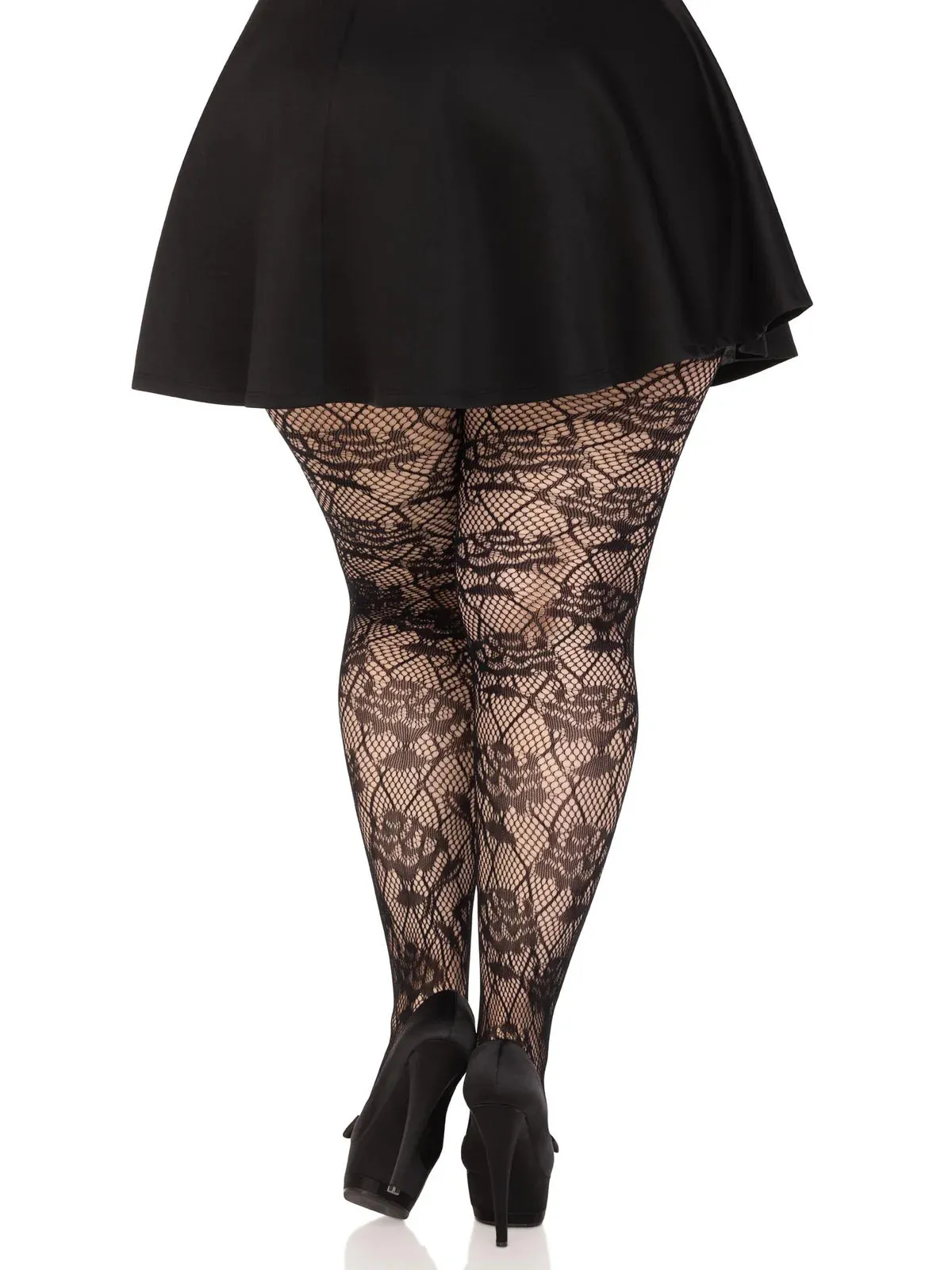 Wild Rose Plus Floral Tights