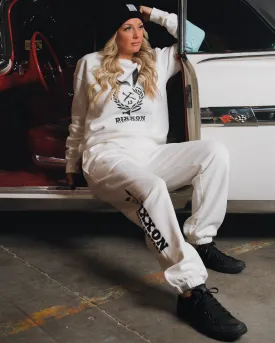 Women's Gent Sweatpants - White