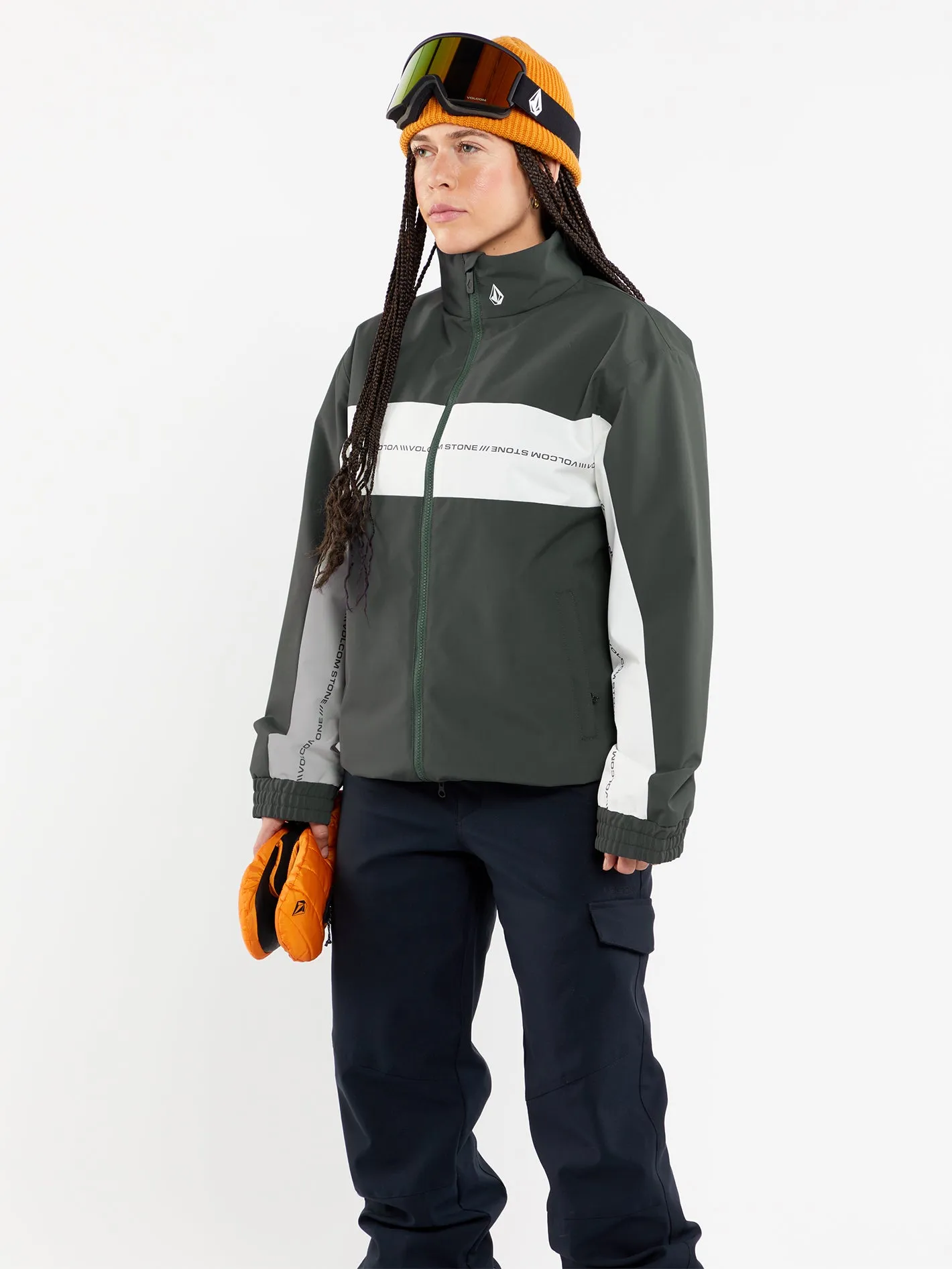 Womens V-Sauce Insulated Jacket - Eucalyptus