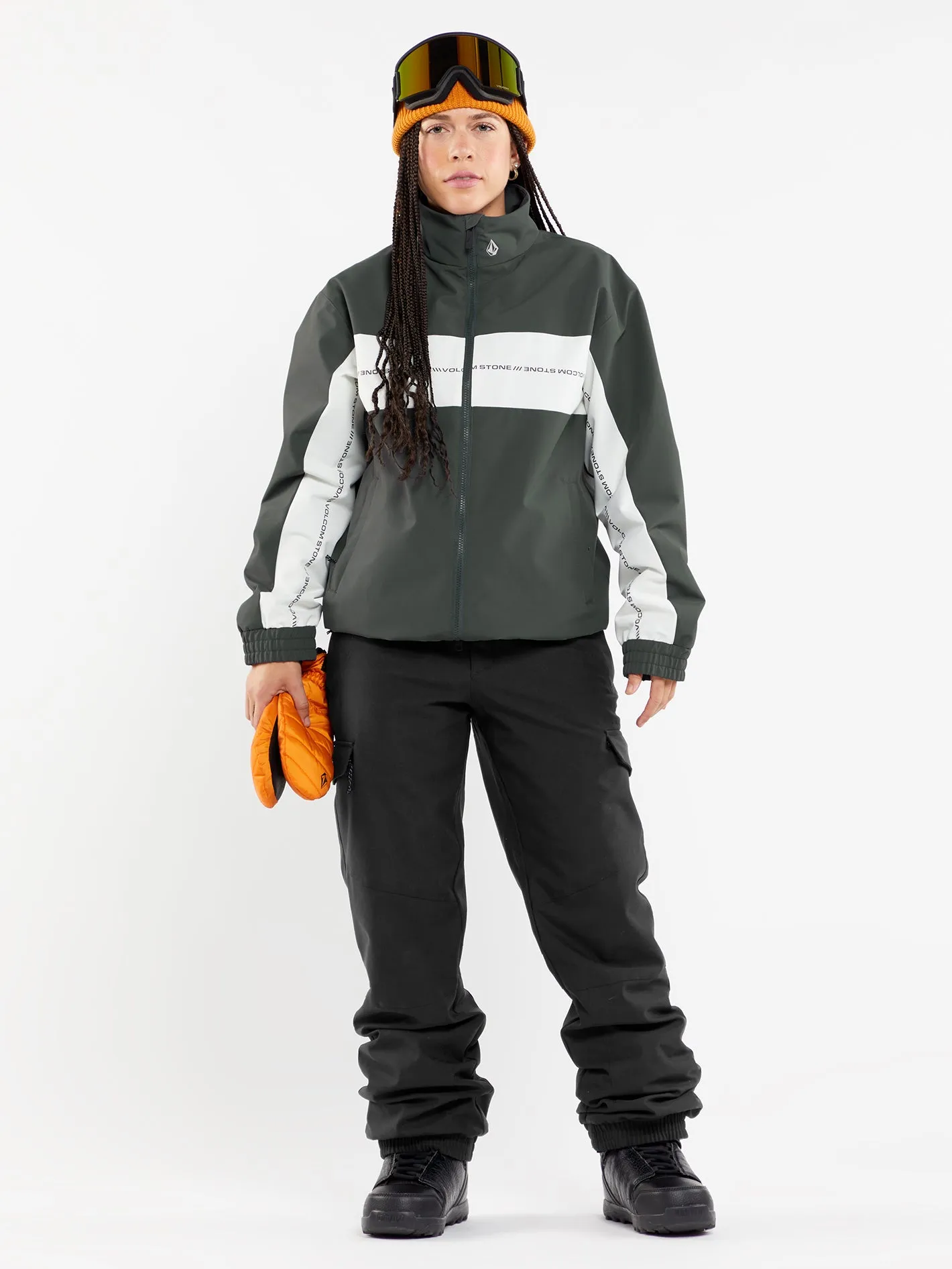 Womens V-Sauce Insulated Jacket - Eucalyptus